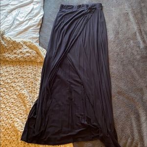 Black maxi skirt